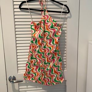 70s inspired mini dress